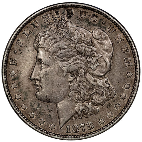 1878 8TF Morgan Dollar - Extremely Fine - First Year of Issue