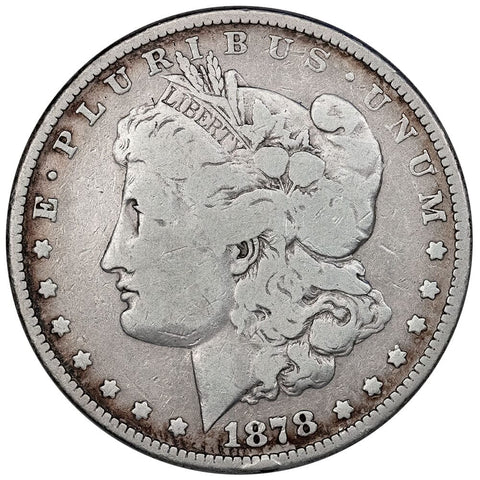 1878 8TF Morgan Dollar - Very Good