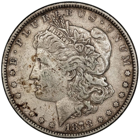 1878 8TF Morgan Dollar VAM-2 Doubled Reverse - Very Fine