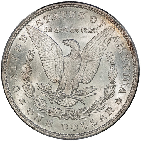 1878 7TF Reverse of 1879 Morgan Dollar - PCGS MS 63 - Choice Brilliant Uncirculated