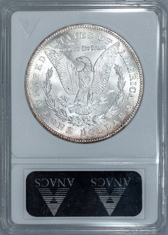 1878-CC Morgan Dollar - ANACS MS 63 Small White Holder