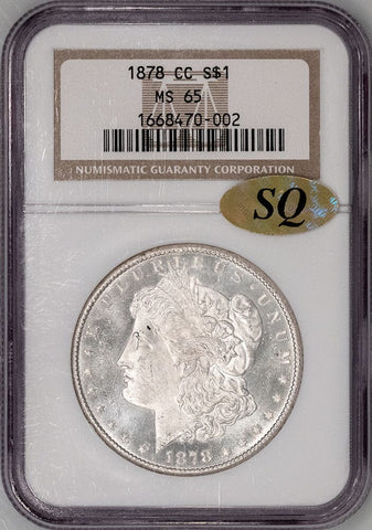 1878-CC Morgan Dollar VAM-20 Line in Eye- NGC MS 65