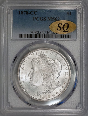 1878-CC Morgan Dollar - PCGS MS 62 - Brilliant Uncirculated