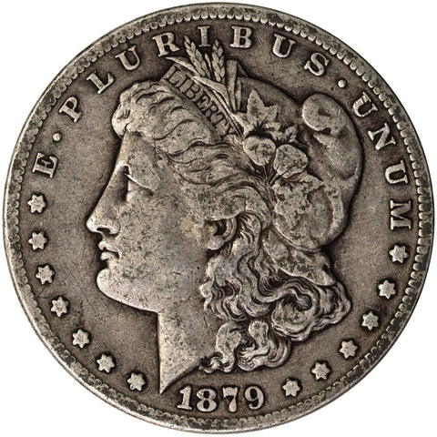 1879-CC Morgan Dollar Capped-Die - Very Fine - Carson City