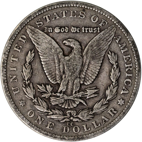 1879-CC Morgan Dollar Capped-Die - Very Fine - Carson City