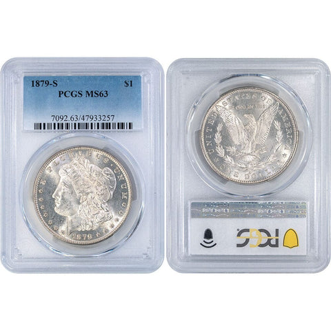 1879-S Morgan Dollar - PCGS MS 63