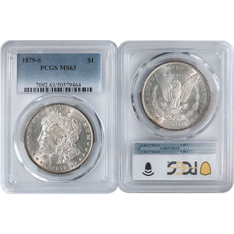 1879-S Morgan Dollar - PCGS MS 63
