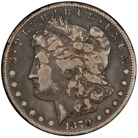 1879-CC Morgan Dollar Capped-Die - Fine+ - Carson City