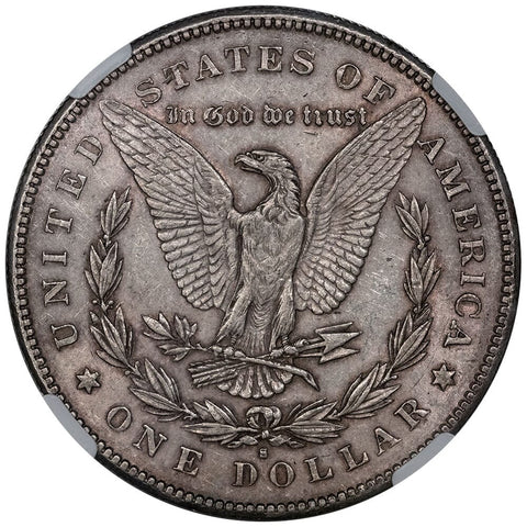 1879-S Morgan Dollar Top-100 VAM-9  - NGC AU 50 - About Uncirculated