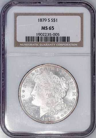 1879-S Morgan Dollar - NGC MS 65 - Gem Brilliant Uncirculated