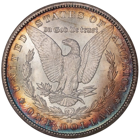 1880-CC R.79 8/7 Low Morgan Dollar - ANACS MS 63 - Top-100 VAM-6