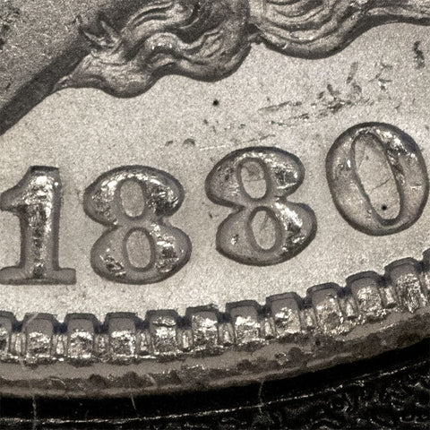 GSA 1880-CC R.78 80/79 Morgan Dollar - PQ Brilliant Uncirculated - Top-100 VAM-4