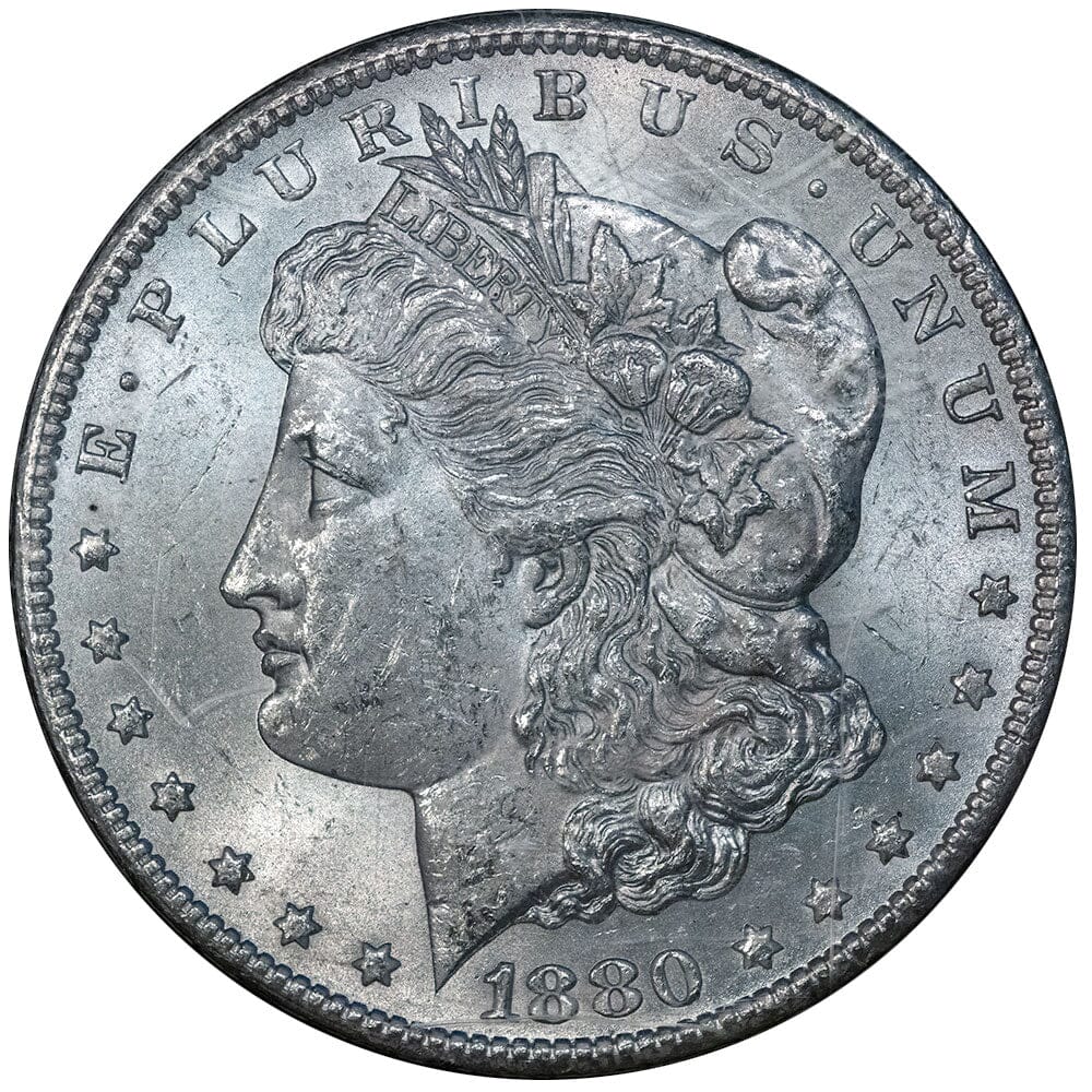 GSA 1880-CC R.79 Morgan Dollar VAM-8 8/7 Dash - Brilliant Uncirculated