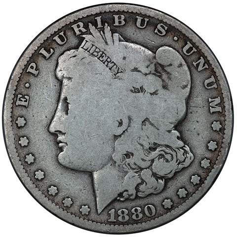 1880-CC Morgan Dollar - Reverse of 1878 - Good