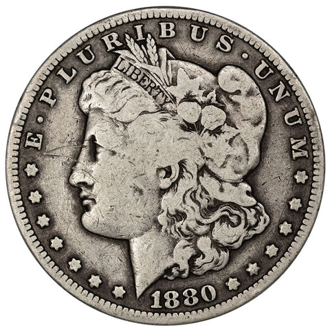 1880-CC Morgan Dollar - Reverse of 1878 - Very Good Details