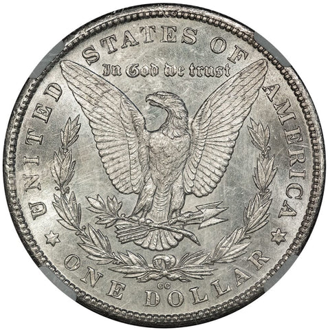 1880-CC R.79 8/7 Low Morgan Dollar - NGC MS 63 - Top-100 VAM-6
