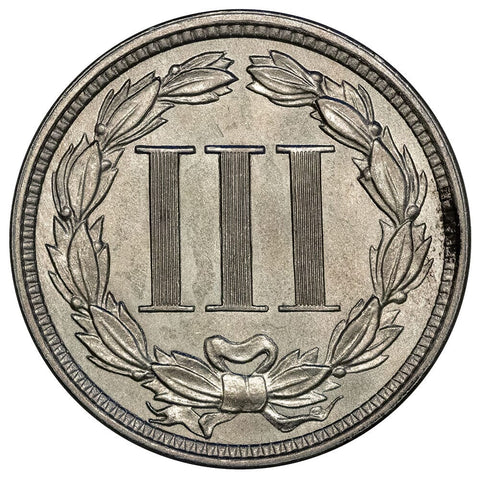 1881 Three Cent Nickel - Brilliant Uncirculated