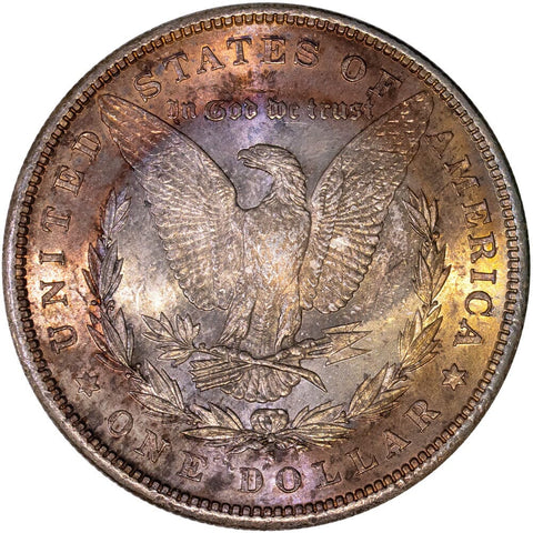 1881-S Morgan Dollar - Toned Brilliant Uncirculated
