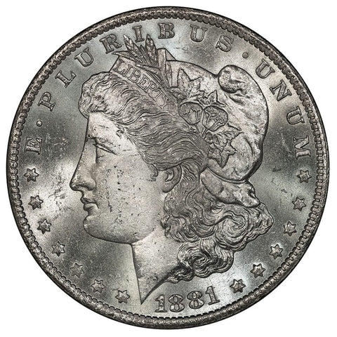 GSA 1881-CC Morgan Dollar, Choice Brilliant Uncirculated, Includes Box/Cert