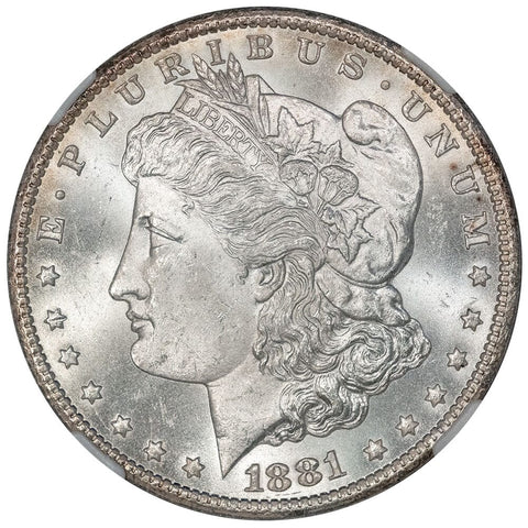 1881-CC Morgan Dollar - NGC MS 64 - Choice Brilliant Uncirculated