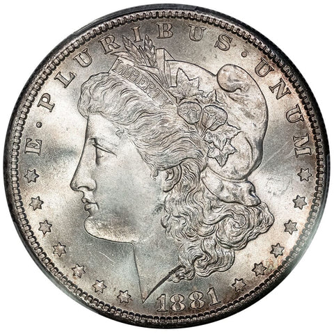 1881-S Morgan Silver Dollar - PCGS MS 67 - Gem Brilliant Uncirculated+