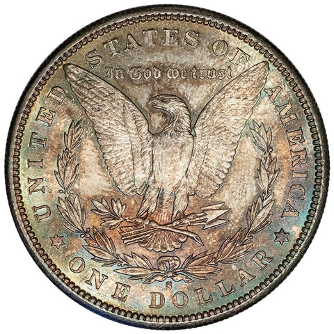 Beautiful 1881-S Morgan Dollar - Toned Choice Uncirculated