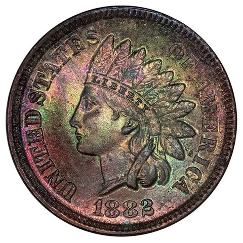 1882 Indian Head Cent - Uncirculated Brown