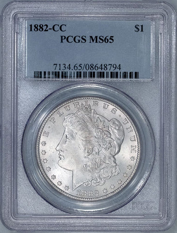 1882-CC Morgan Dollar - PCGS MS 65 - Gem Brilliant Uncirculated