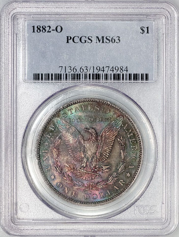 1882-O Morgan Dollar - PCGS MS 63 - Choice Toned Uncirculated