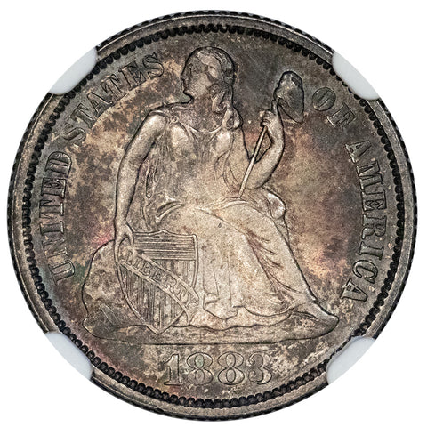 1883 Seated Liberty Dime - NGC MS 63 - Choice Uncirculated