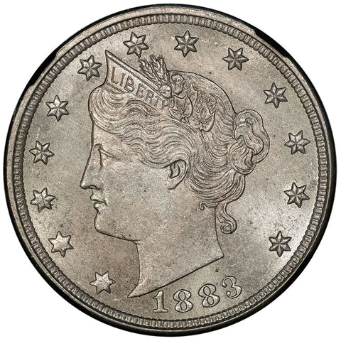 1883 NC Liberty Head V Nickel - NGC MS 65 - Gem Brilliant Uncirculated