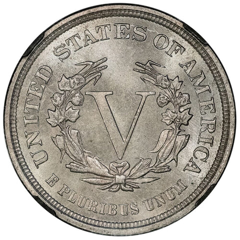 1883 NC Liberty Head V Nickel - NGC MS 65 - Gem Brilliant Uncirculated