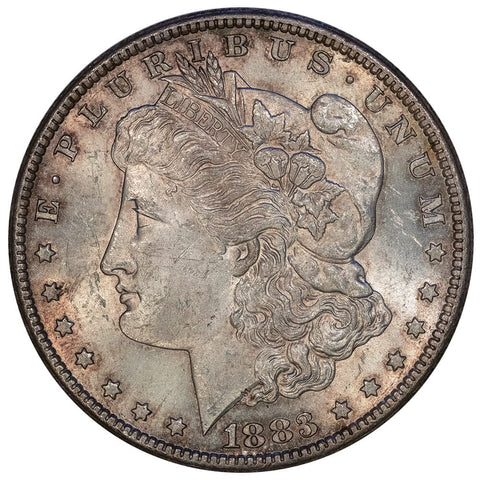 1883-CC Morgan Dollar - Toned Uncirculated - Carson City