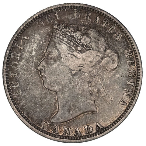 1883-H Canada 25 Cent Silver KM.5 - Fine