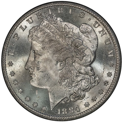 1884-CC Morgan Dollar - Carson City GSA - Choice Brilliant Uncirculated w/ Box & CoA