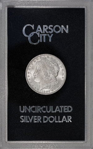 1884-CC Morgan Dollar - Carson City GSA - Brilliant Uncirculated w/ Box & CoA