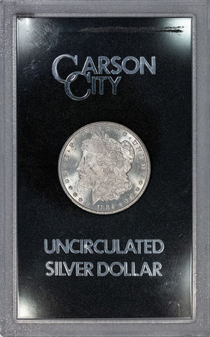 1884-CC Morgan Dollar - Carson City GSA - Brilliant Uncirculated w/ Box & CoA