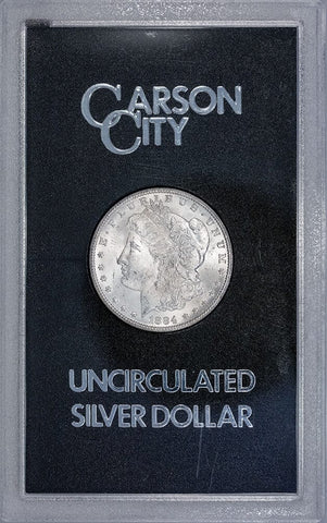 1884-CC Morgan Dollar - Carson City GSA - Brilliant Uncirculated w/ Box & CoA