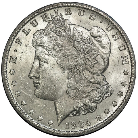 1884-CC Morgan Dollar - Carson City GSA - Brilliant Uncirculated w/ Box & CoA