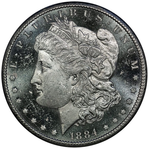 1884-CC Morgan Dollar - Choice Brilliant Uncirculated DMPL - Carson City