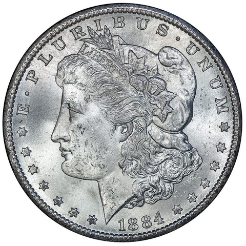 1884-CC Morgan Dollar - Carson City GSA - Brilliant Uncirculated w/ Box & CoA
