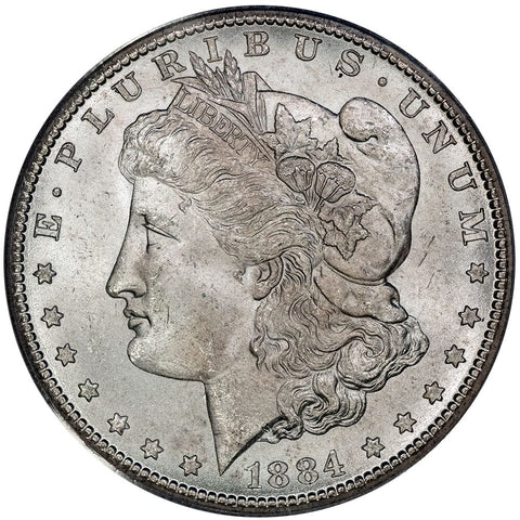 1884-CC Morgan Dollar - PCGS MS 64 OGH - Choice Brilliant Uncirculated