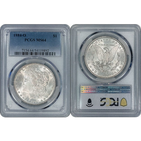 1884-O Morgan Dollar - PCGS MS 64 - Choice Brilliant Uncirculated