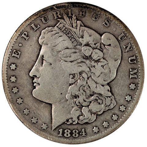 1884-CC Morgan Dollar - Very Good