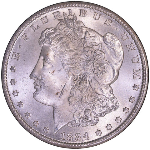 1884-CC Morgan Dollar - Carson City GSA - Brilliant Uncirculated w/ Box & CoA