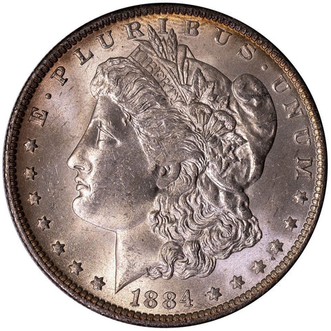 1884-O Morgan Dollar - Choice Toned Uncirculated