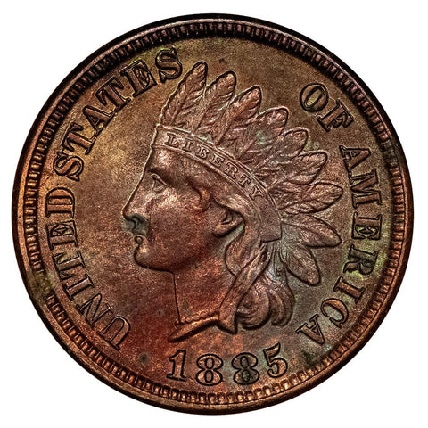 1885 Indian Head Cent - Uncirculated Brown
