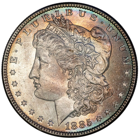 1885 Morgan Dollar - Choice Toned Uncirculated