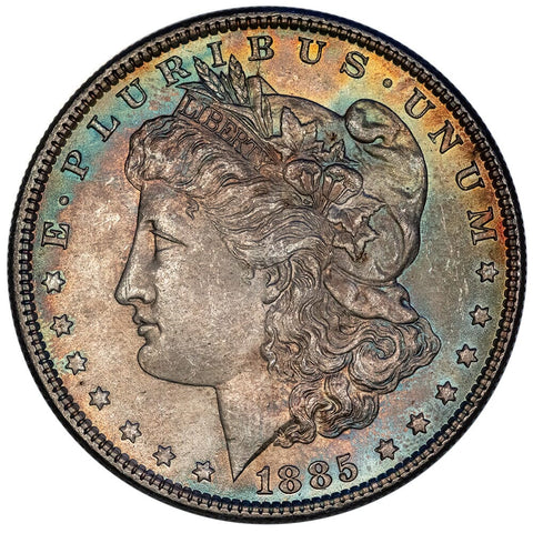 1885 Morgan Dollar - Choice Toned Uncirculated