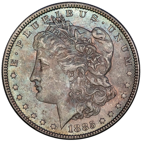 1885 Morgan Dollar - Choice Toned Uncirculated